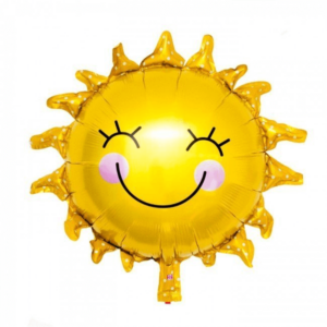 29 inch Sunshine Sun mylar balloon