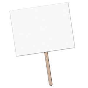 Blank Yard Sign