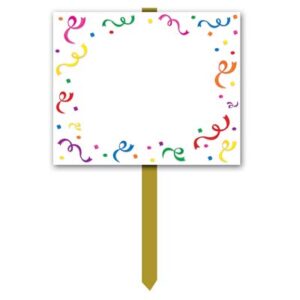 Confetti Blank Yard Sign
