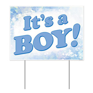 It's a Boy Plastic Yard Sign