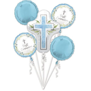 First Communion Bouquet (Blue)