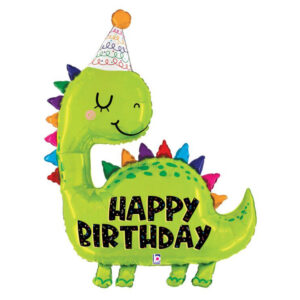 52-Inch Happy Birthday Dinosaur