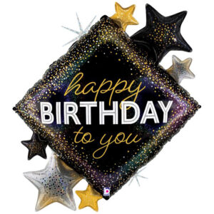 38-Inch Happy Birthday to You Stars