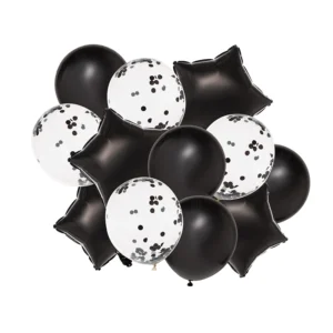 Dozen Balloon Bouquet (Black)