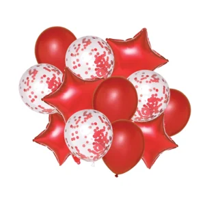 Dozen Balloon Bouquet (Red)