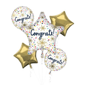 Congrats Sprinkle Balloon Bouquet