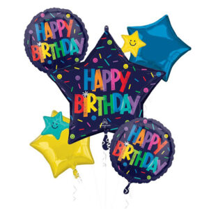 Bold Birthday Balloon Bouquet